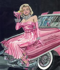 "Marilyn on a Pink Cadillac"