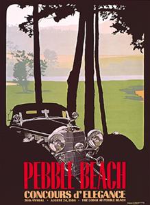 "1986 Pebble Beach Concours d&#39;Elegance Poster"