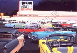 "Bowtie Drive-In" Artwork by Dave Snyder