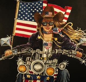 "American Biker Girl"