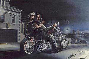 "Frisco Nights" Artwork by David Mann