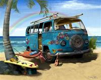 "Flower VW Bus"