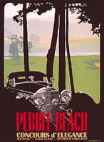 "1986 Pebble Beach Concours d'Elegance Poster"