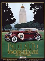 "1988 Palo Alto Concours d'Elegance Poster"