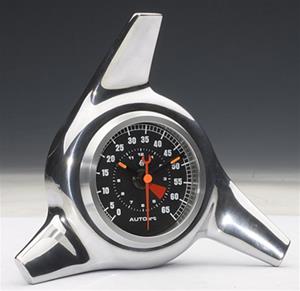 "Hubcap Spinner Desk Clock"