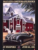 "1991 Palo Alto Concours d'Elegance Poster"