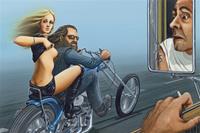 "Flashing the Trucker" by David Mann